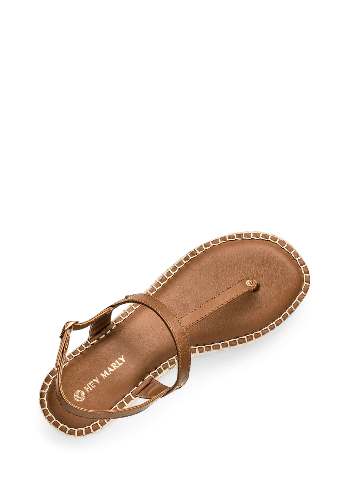 Wedge Bast Mid - Cognac