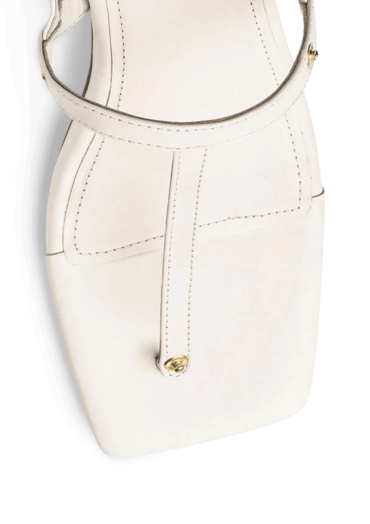 Block Heel Mid - Cream