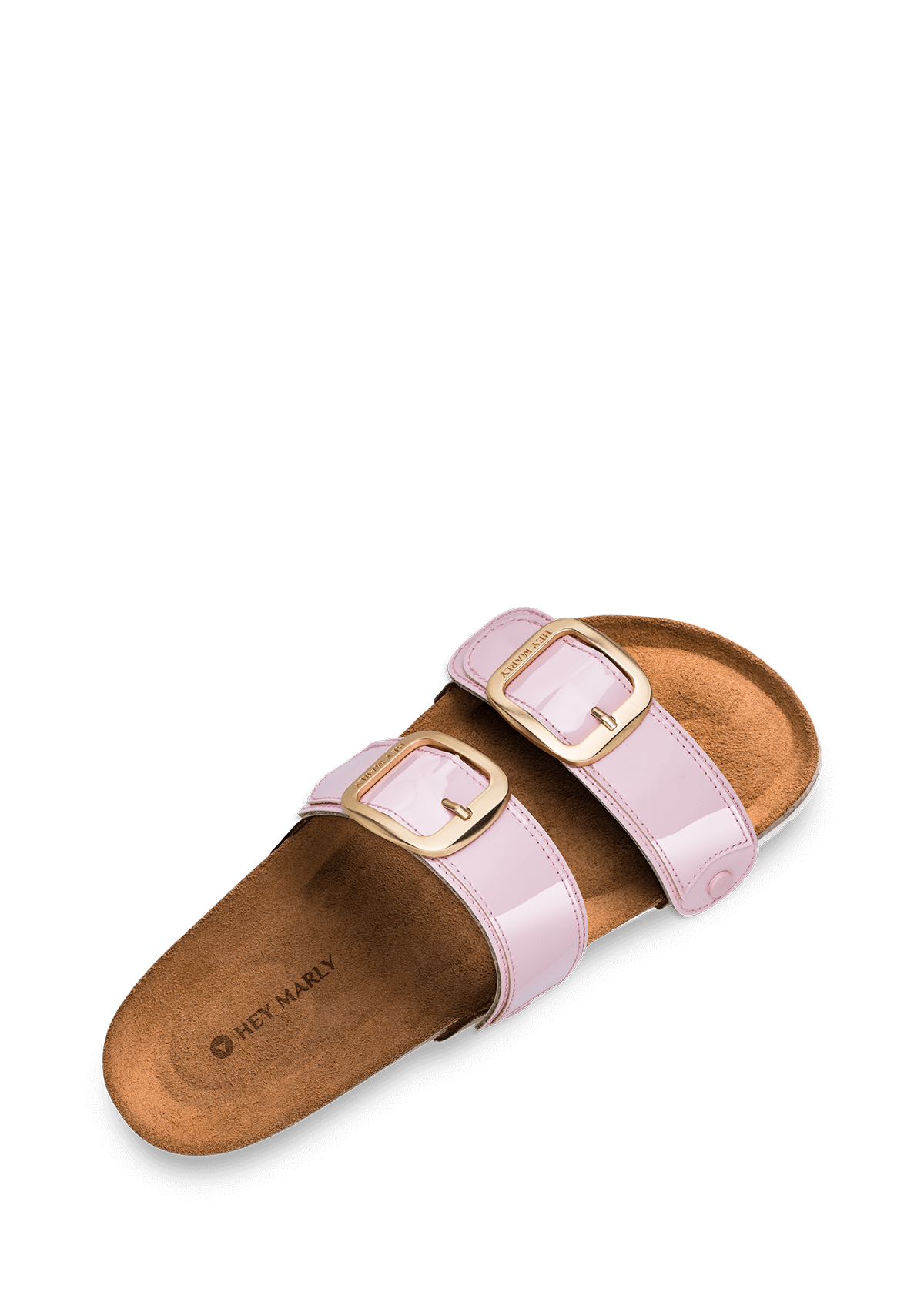 Seitenansicht auf neutralem Hintergrund des Produktes City Gloss in der Farbe Casual Cork Cognac