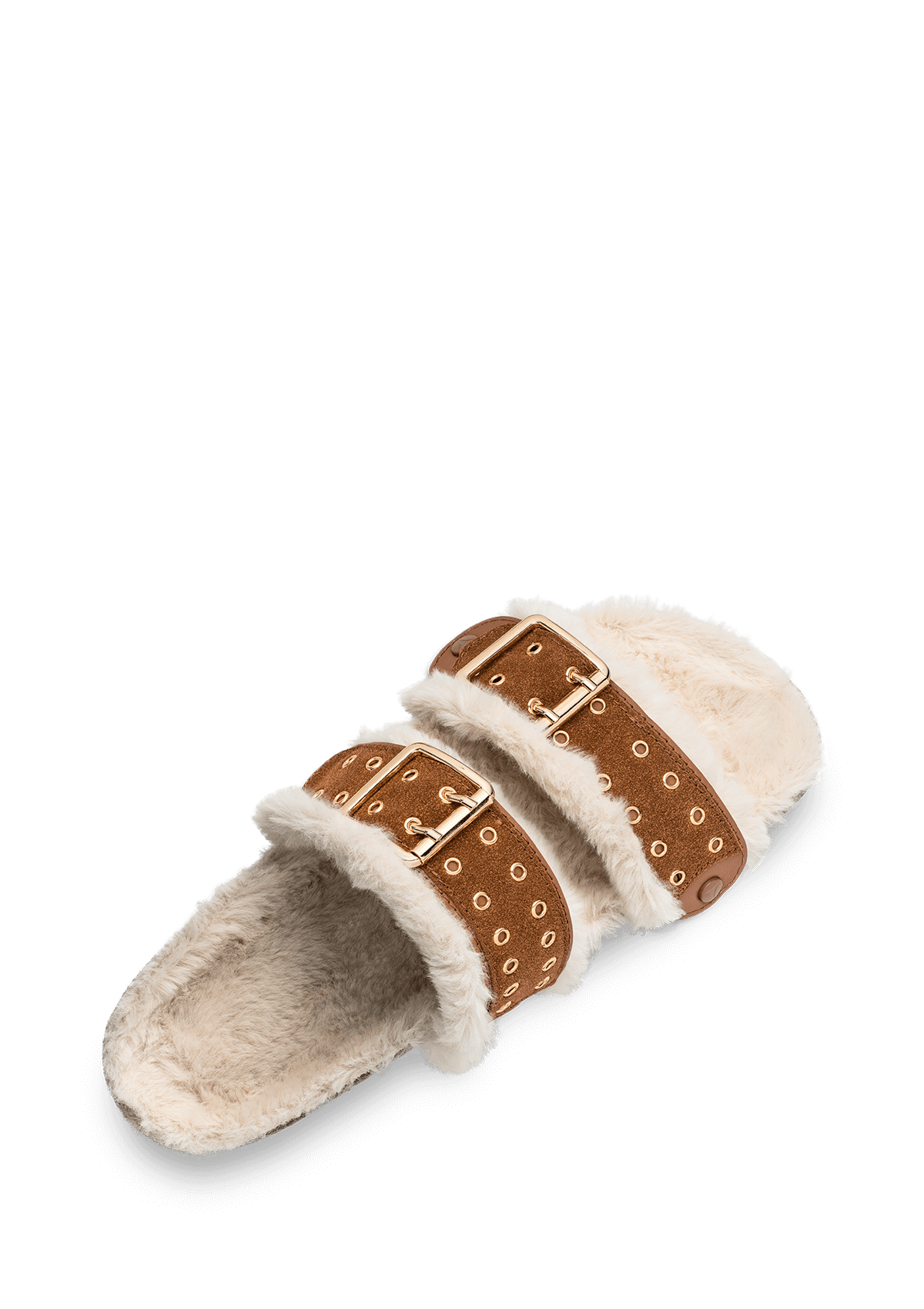 Eyelet Classic - Casual Cork Fur Cognac