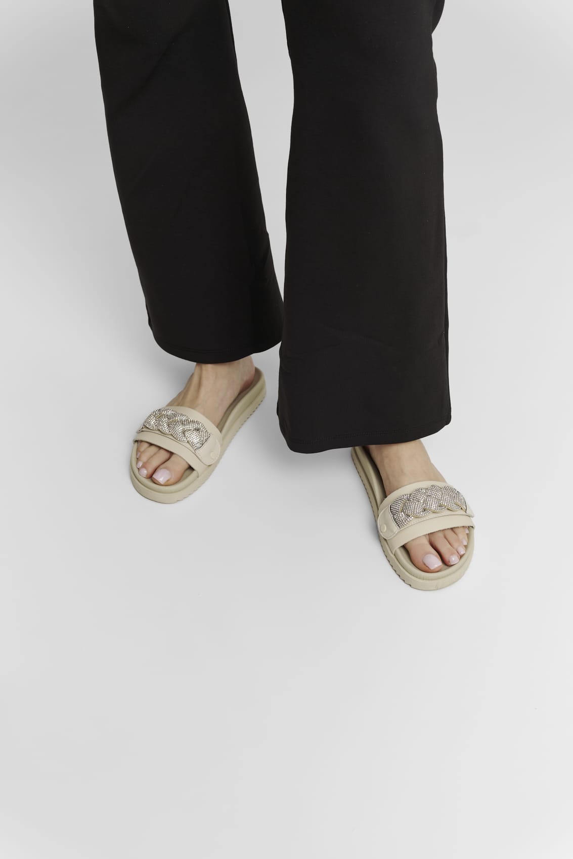 Braided Glitter - Casual Clean Crema