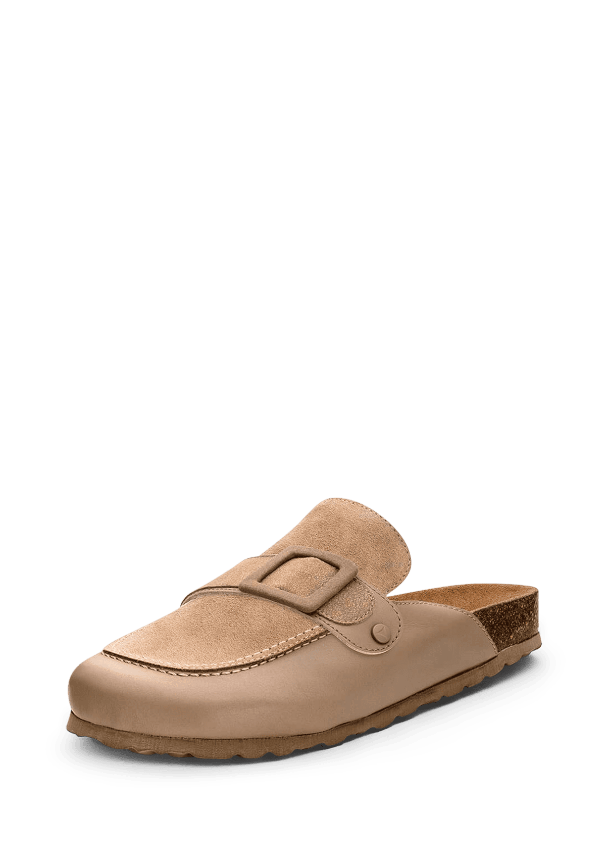 Frontalansicht auf neutralem Hintergrund des Produktes Comfy Classic in der Farbe Sand