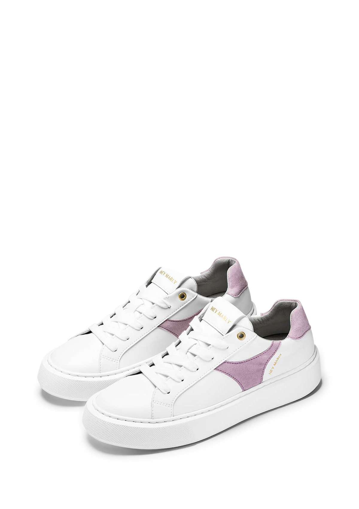 Produktabbildung auf neutralem Hintergrund des Produktes Classic in der Farbe White/Lilac