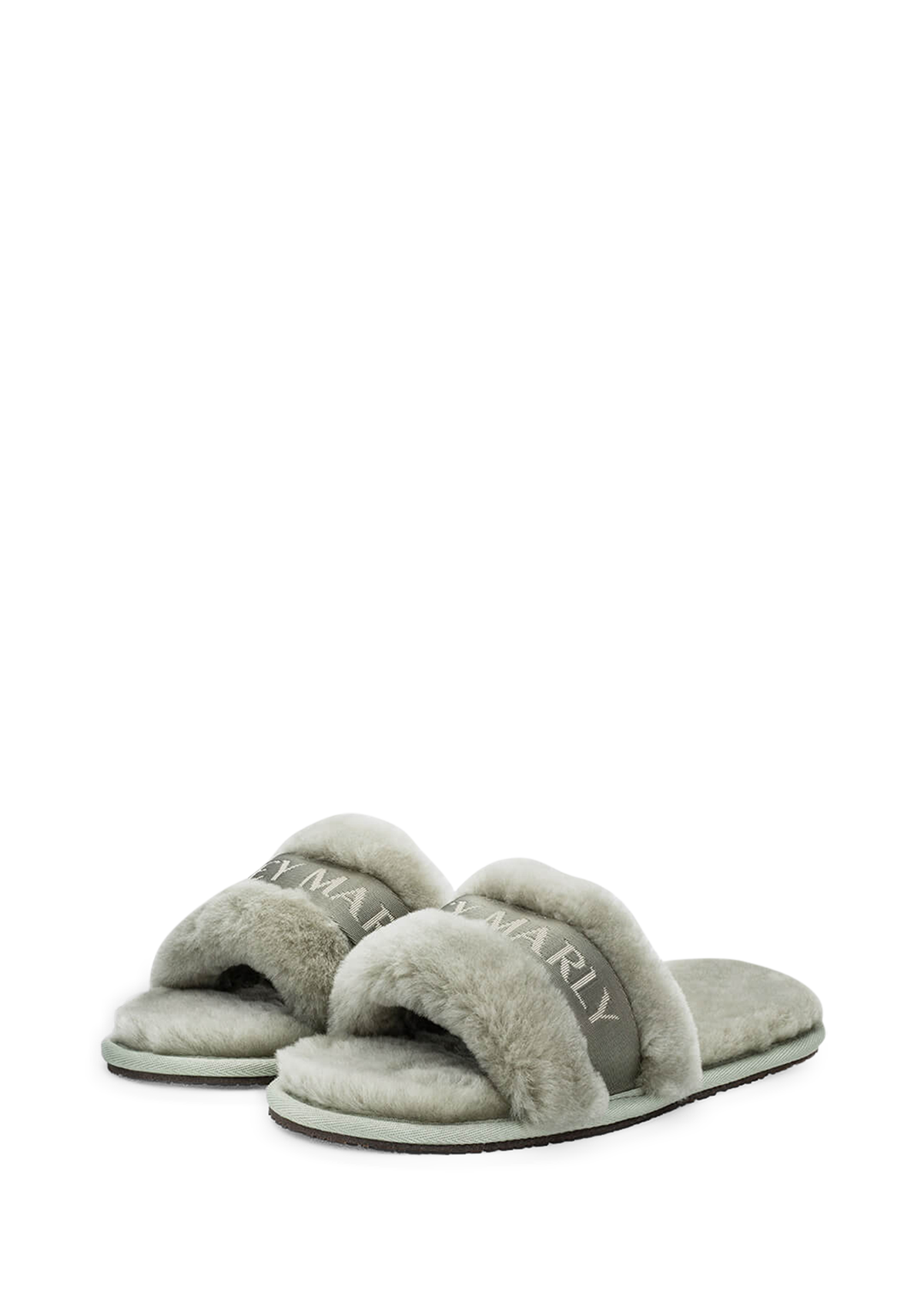 Produktabbildung auf neutralem Hintergrund des Produktes Slipper Signature in der Farbe Desert Sage