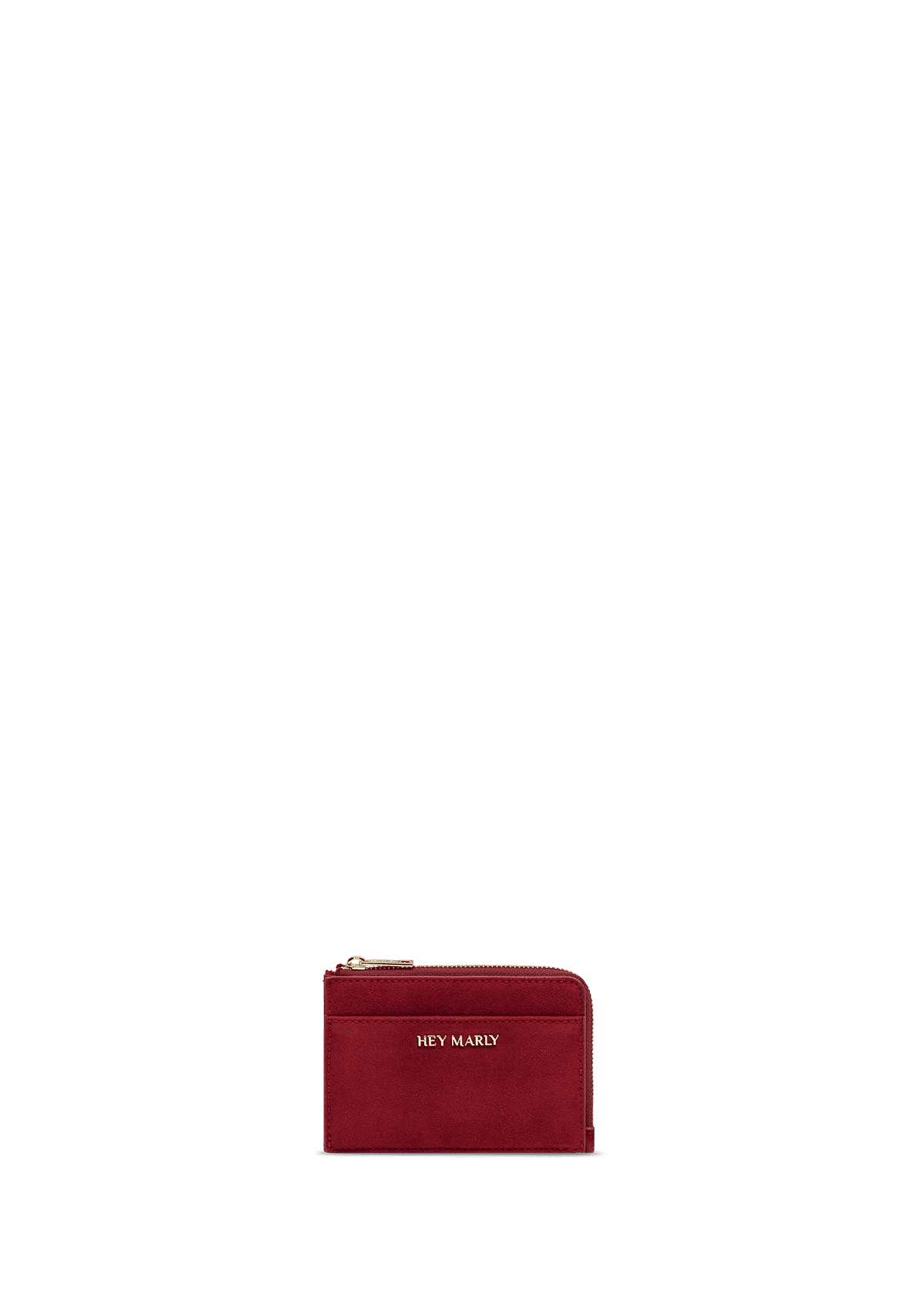 Produktabbildung auf neutralem Hintergrund des Produktes Daily Wallet Suede in der Farbe Red