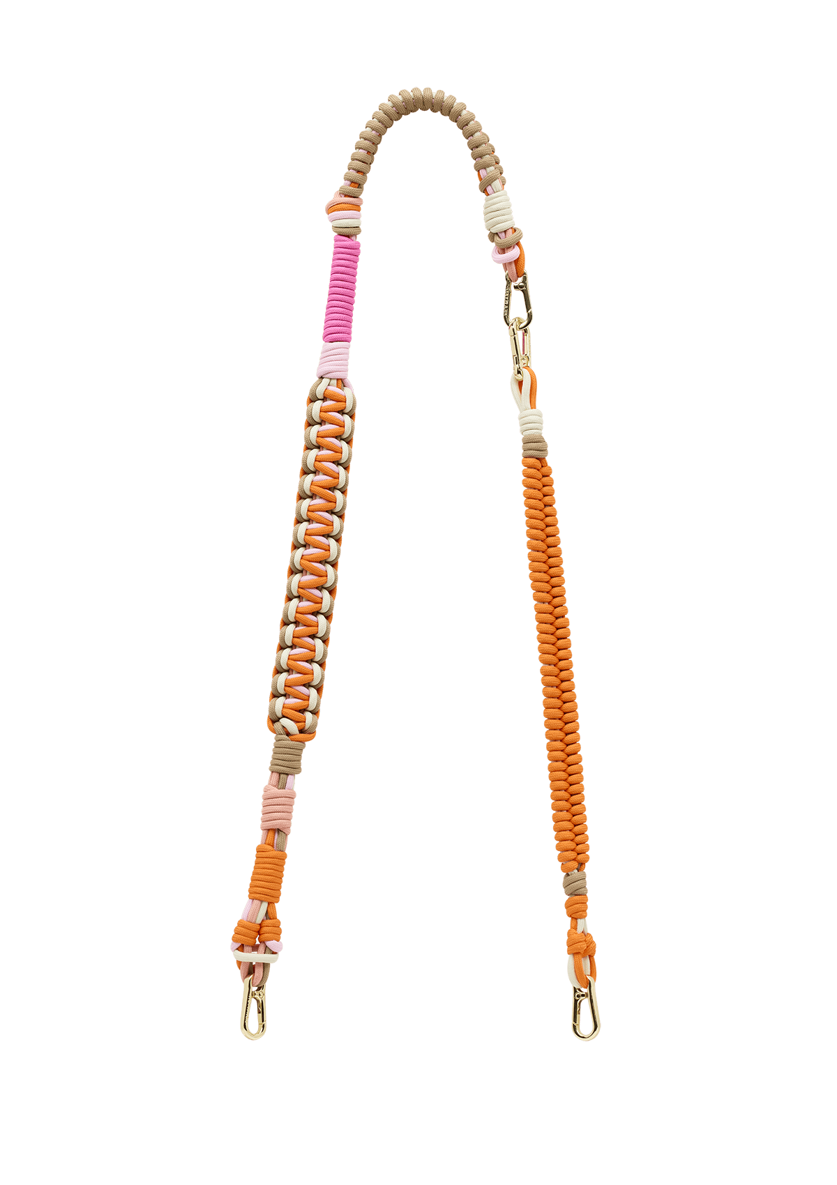 Produktabbildung auf neutralem Hintergrund des Produktes Nautic Strap in der Farbe Cognac-Orange