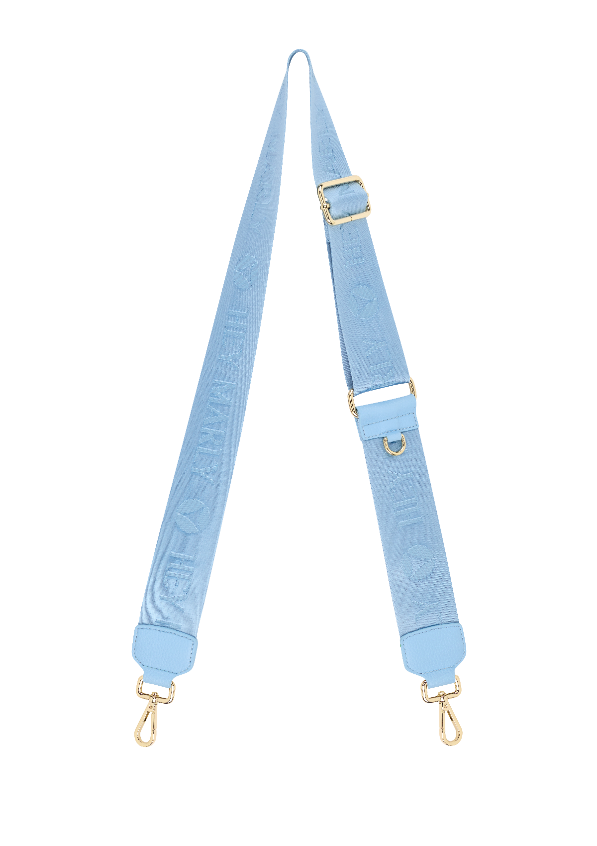 Produktabbildung auf neutralem Hintergrund des Produktes Signature Strap in der Farbe Blue