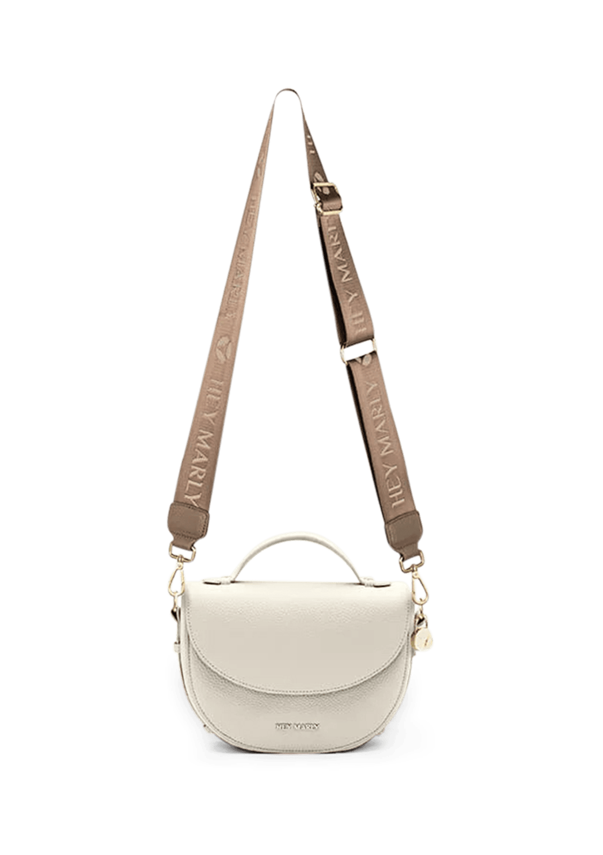 Produktabbildung auf neutralem Hintergrund des Produktes Signature Strap in der Farbe Mocha