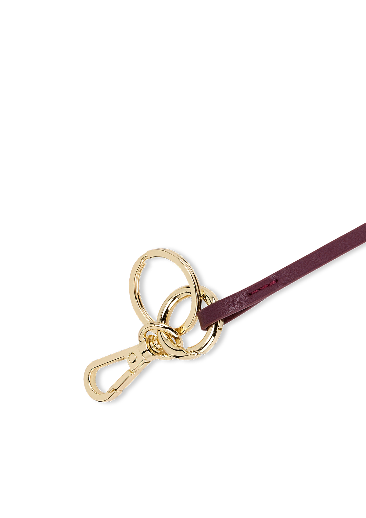 Seitenansicht auf neutralem Hintergrund des Produktes Cherry Charm in der Farbe Berry