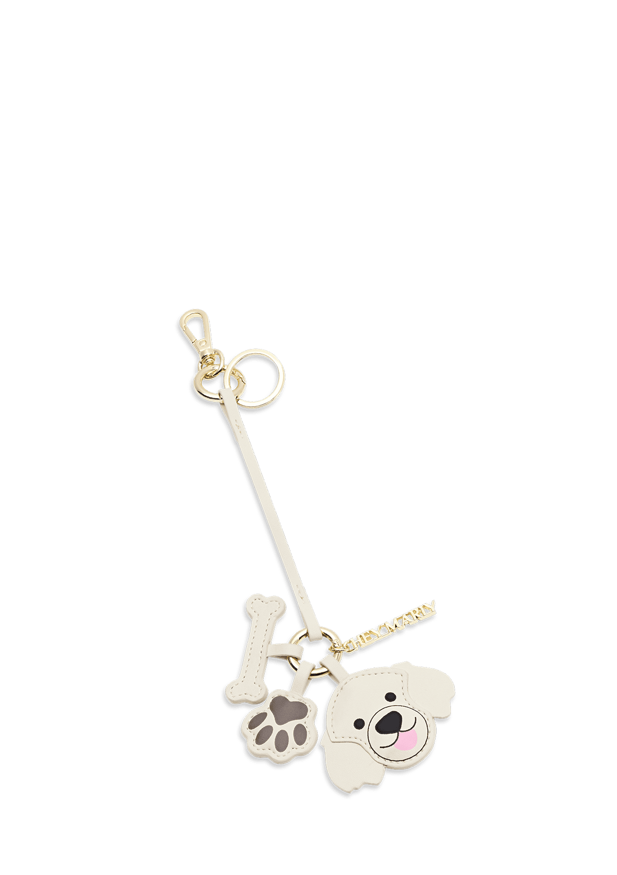 Produktabbildung auf neutralem Hintergrund des Produktes Dog Charm in der Farbe Crema