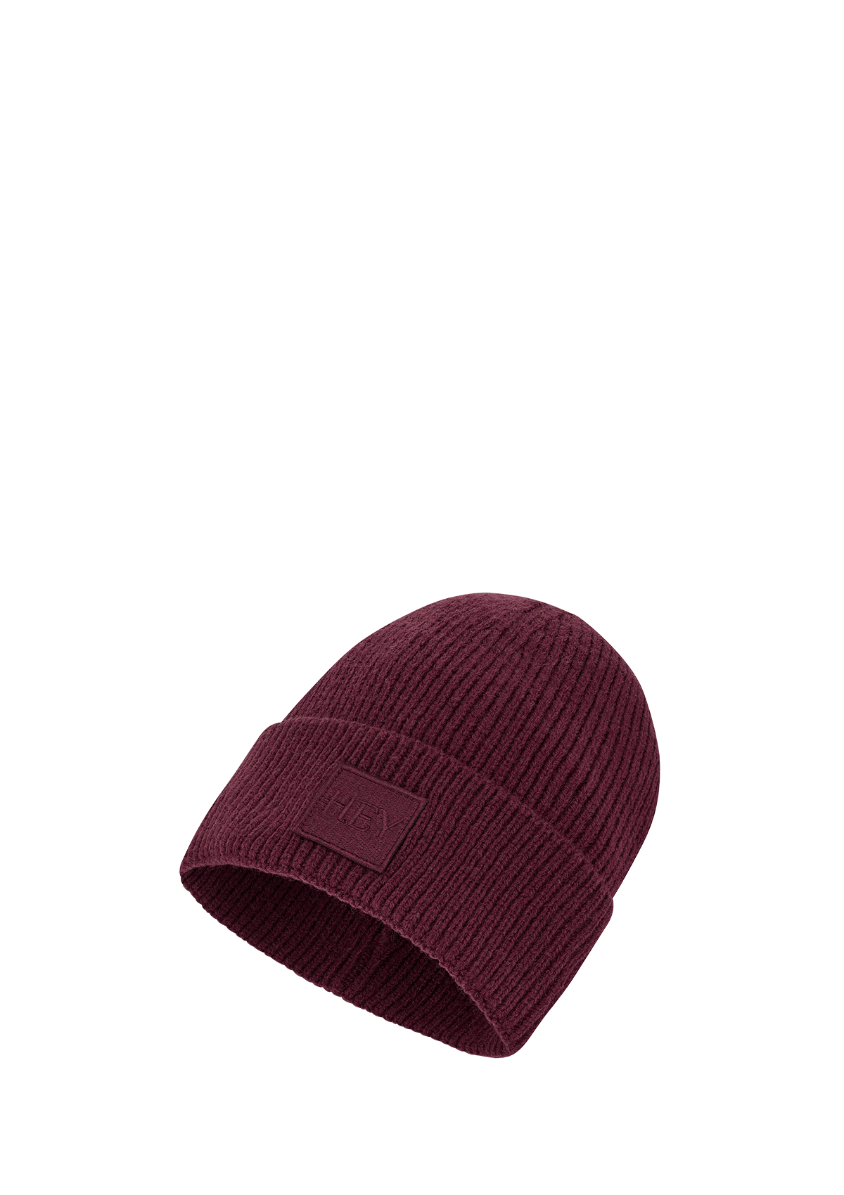 Produktabbildung auf neutralem Hintergrund des Produktes Hey Beanie in der Farbe Berry