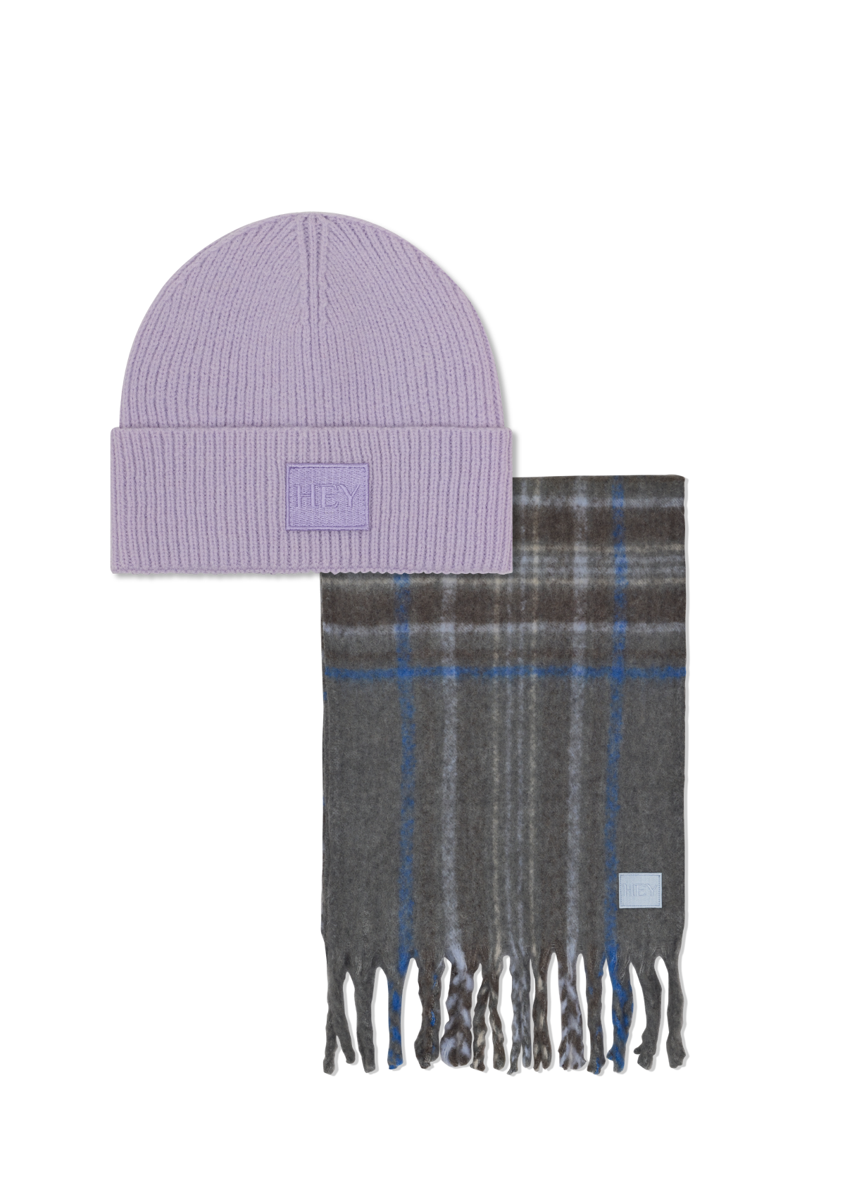 Check Set - Purple Light Gray