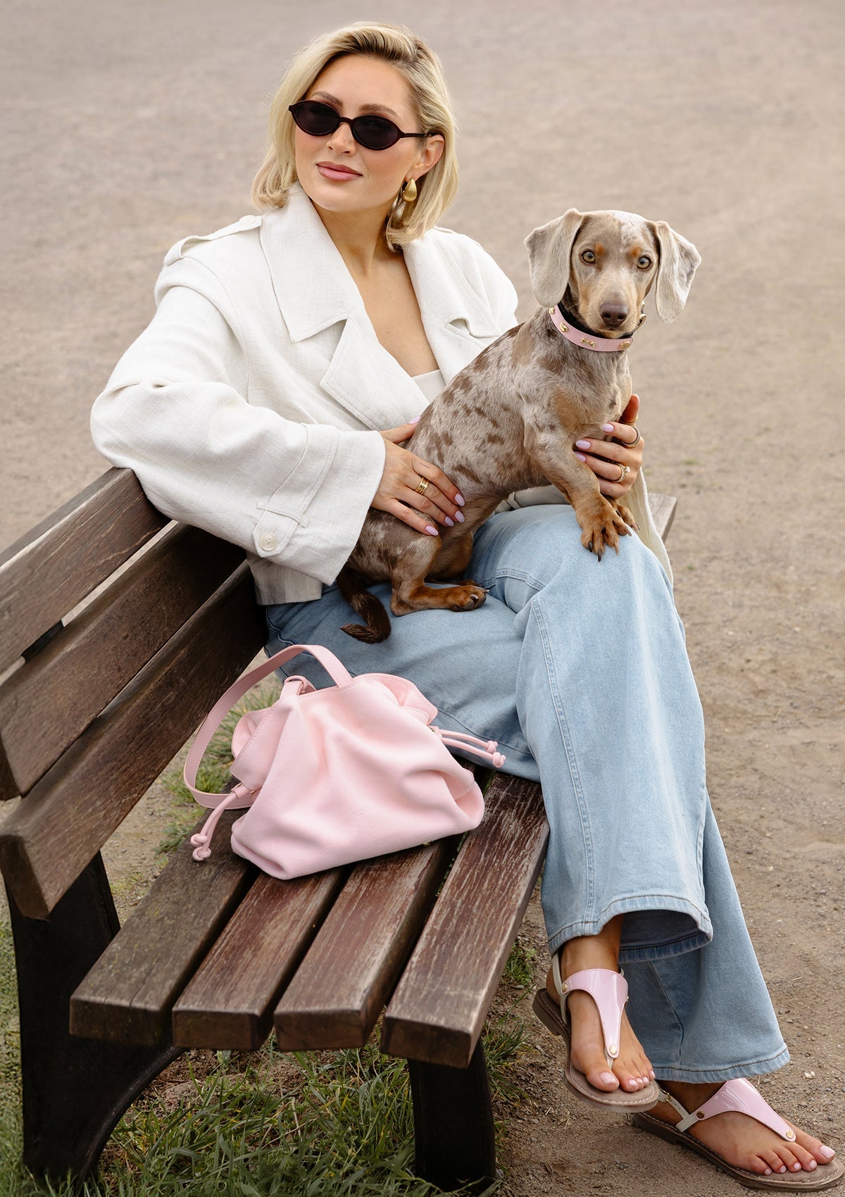 Produktabbildung auf neutralem Hintergrund des Produktes Dog Topping City Gloss S-M in der Farbe Classic Dog Collar S-M