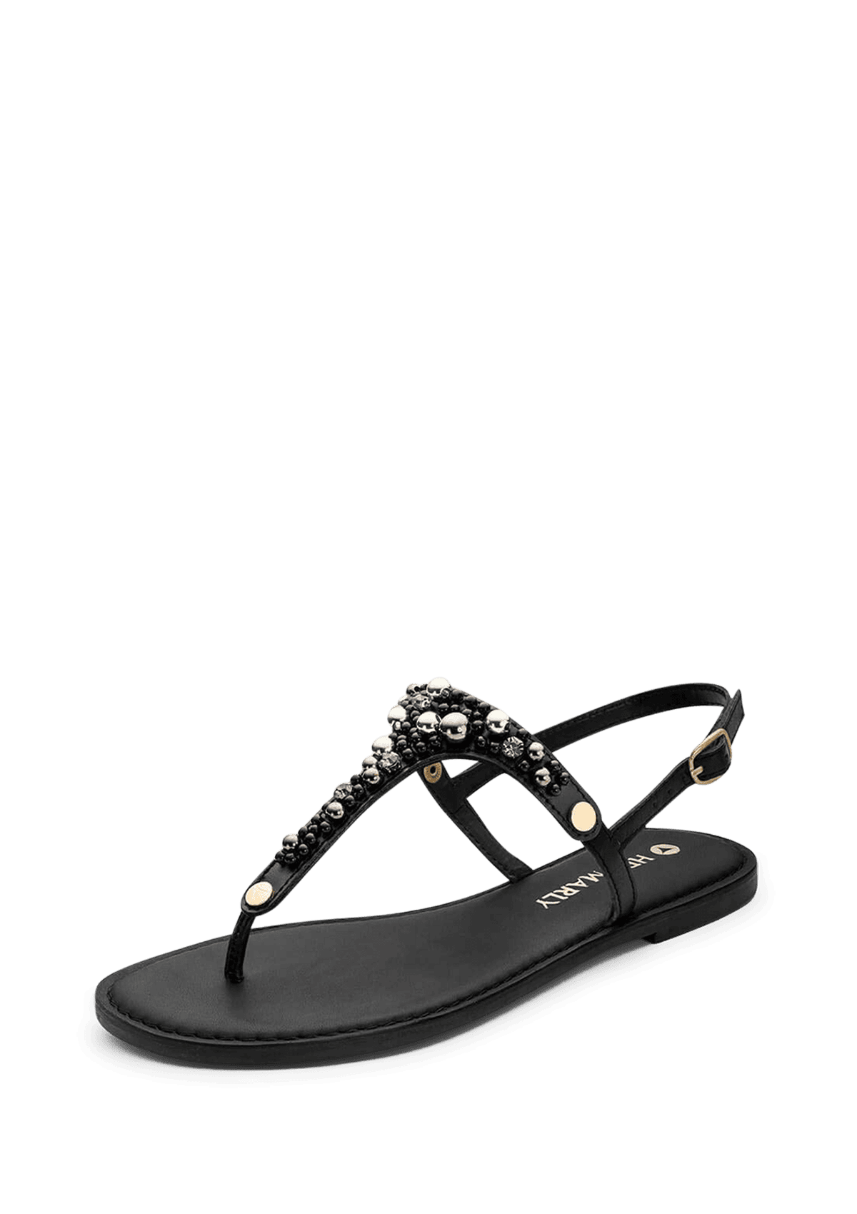 Frontalansicht auf neutralem Hintergrund des Produktes Precious Pearl in der Farbe Black