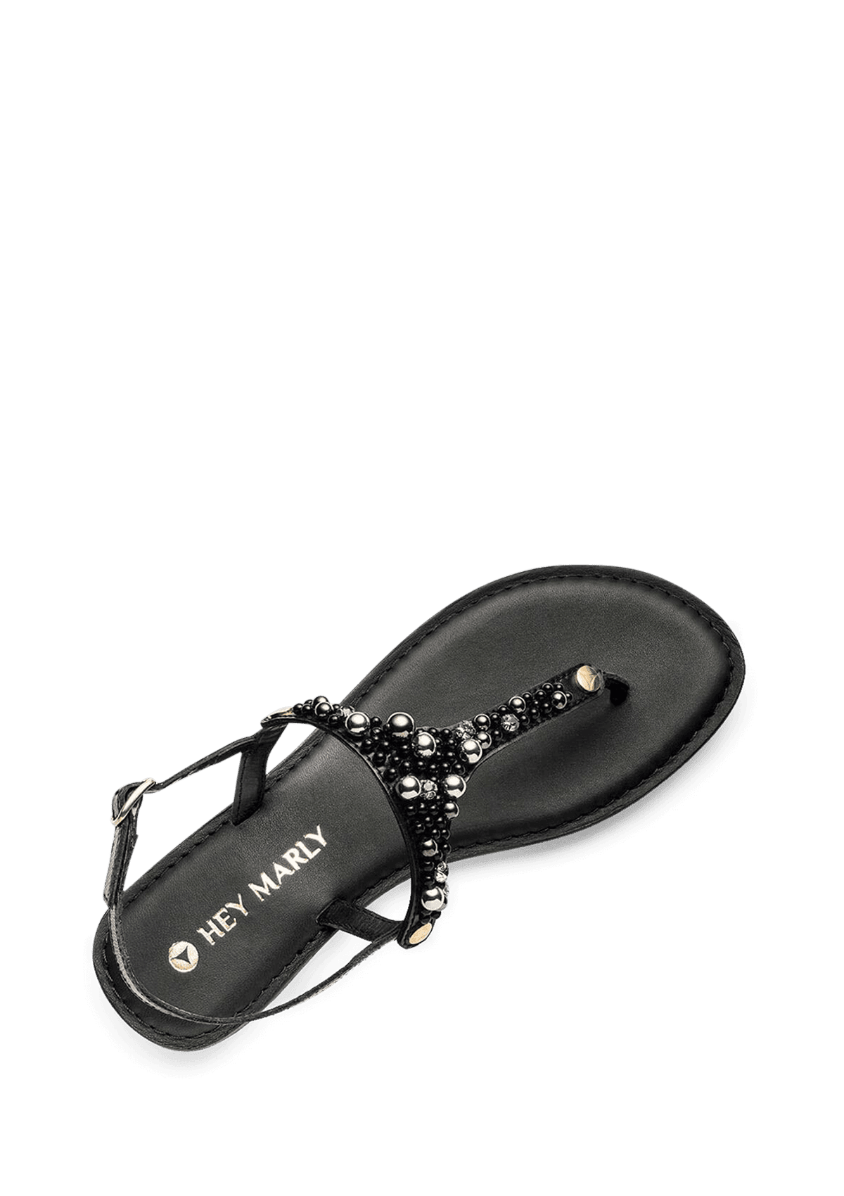 Seitenansicht auf neutralem Hintergrund des Produktes Precious Pearl in der Farbe Classic Black