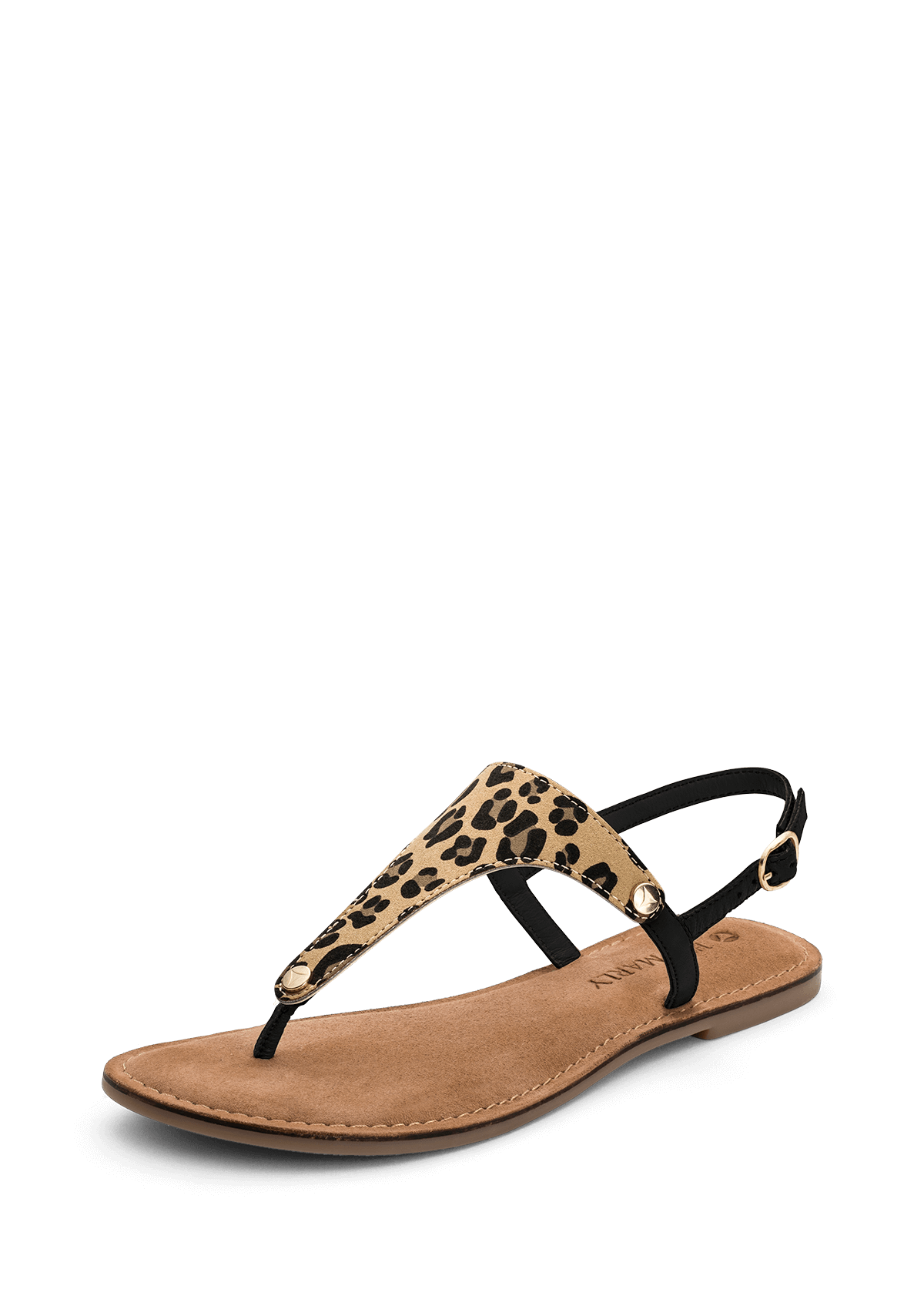 Frontalansicht auf neutralem Hintergrund des Produktes Animal Print in der Farbe Comfort Black