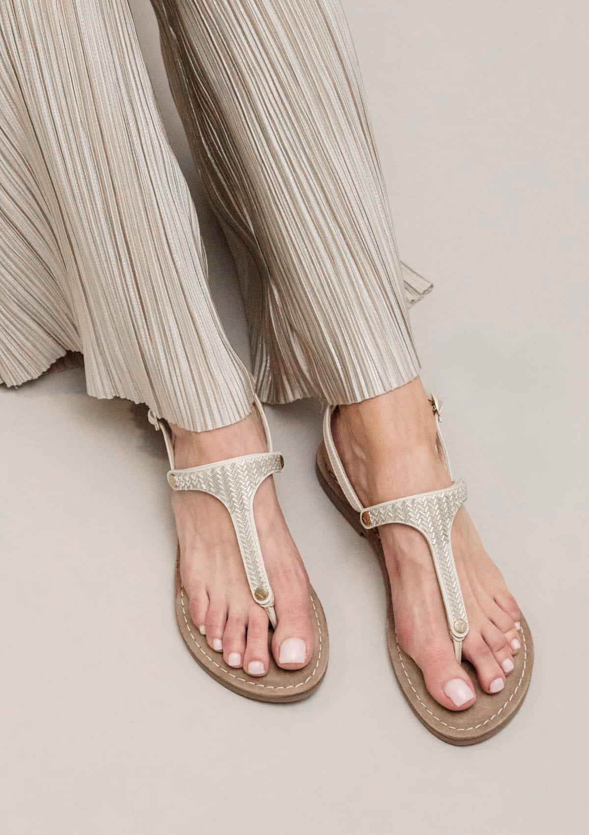 Metallic Beads - Crema