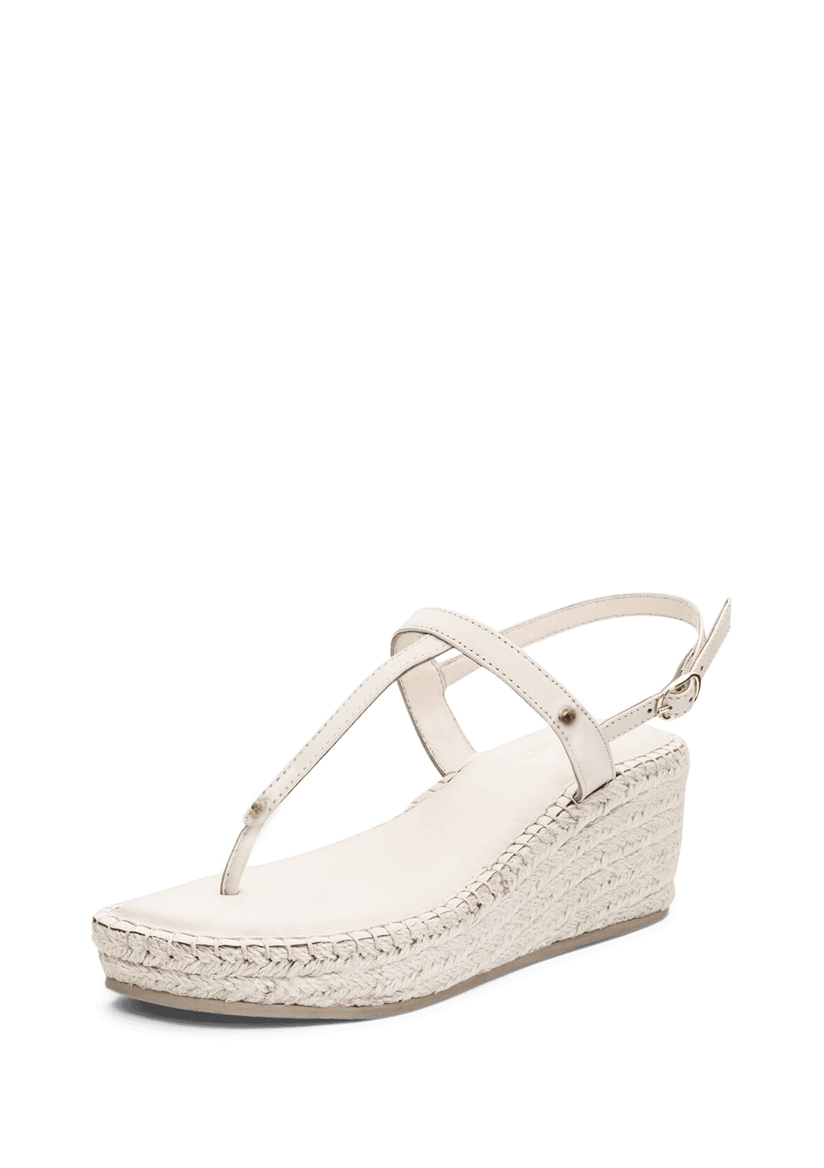 Wedge Bast Mid - Cream