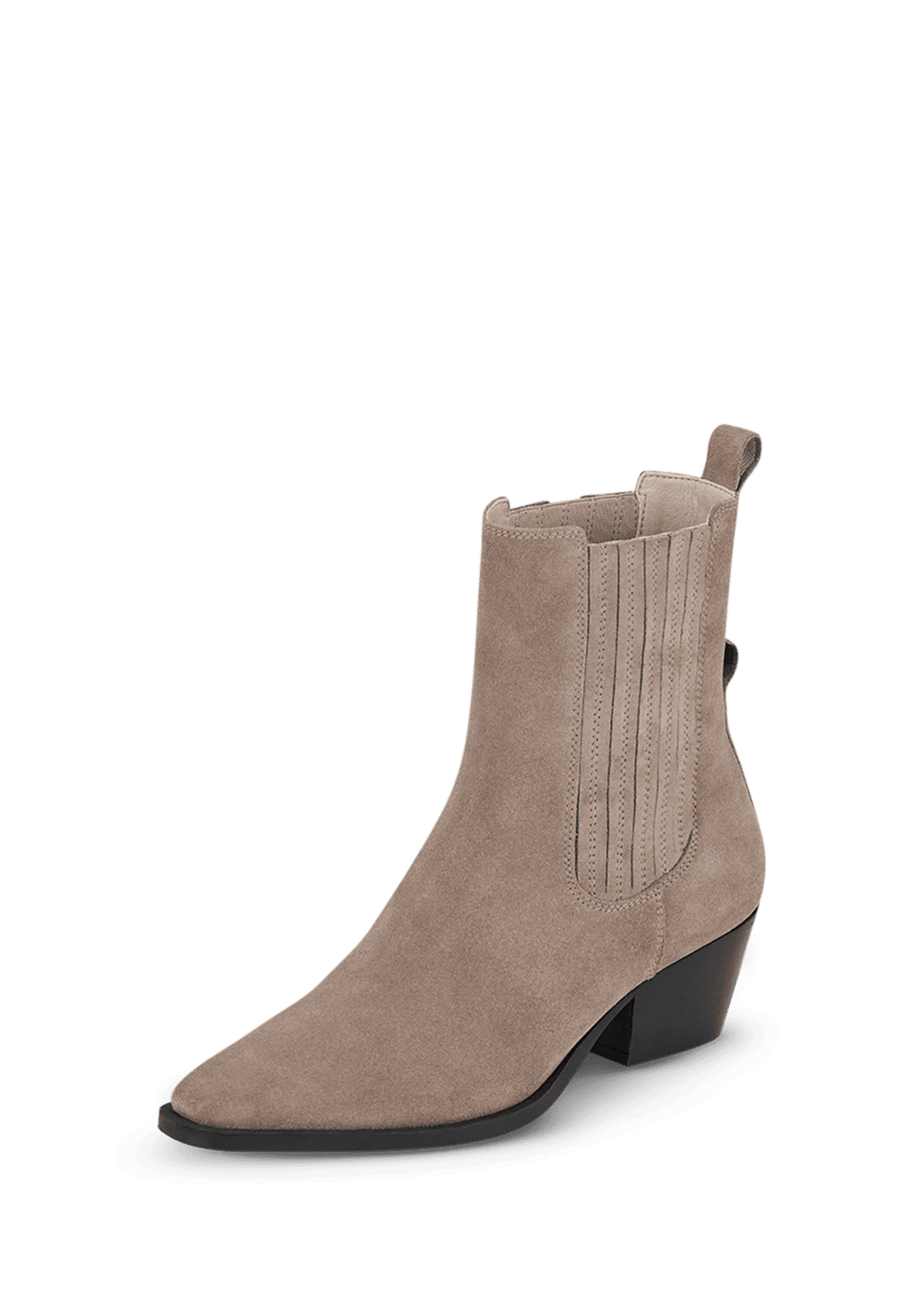 Seitenansicht auf neutralem Hintergrund des Produktes Western Chic in der Farbe Mocha