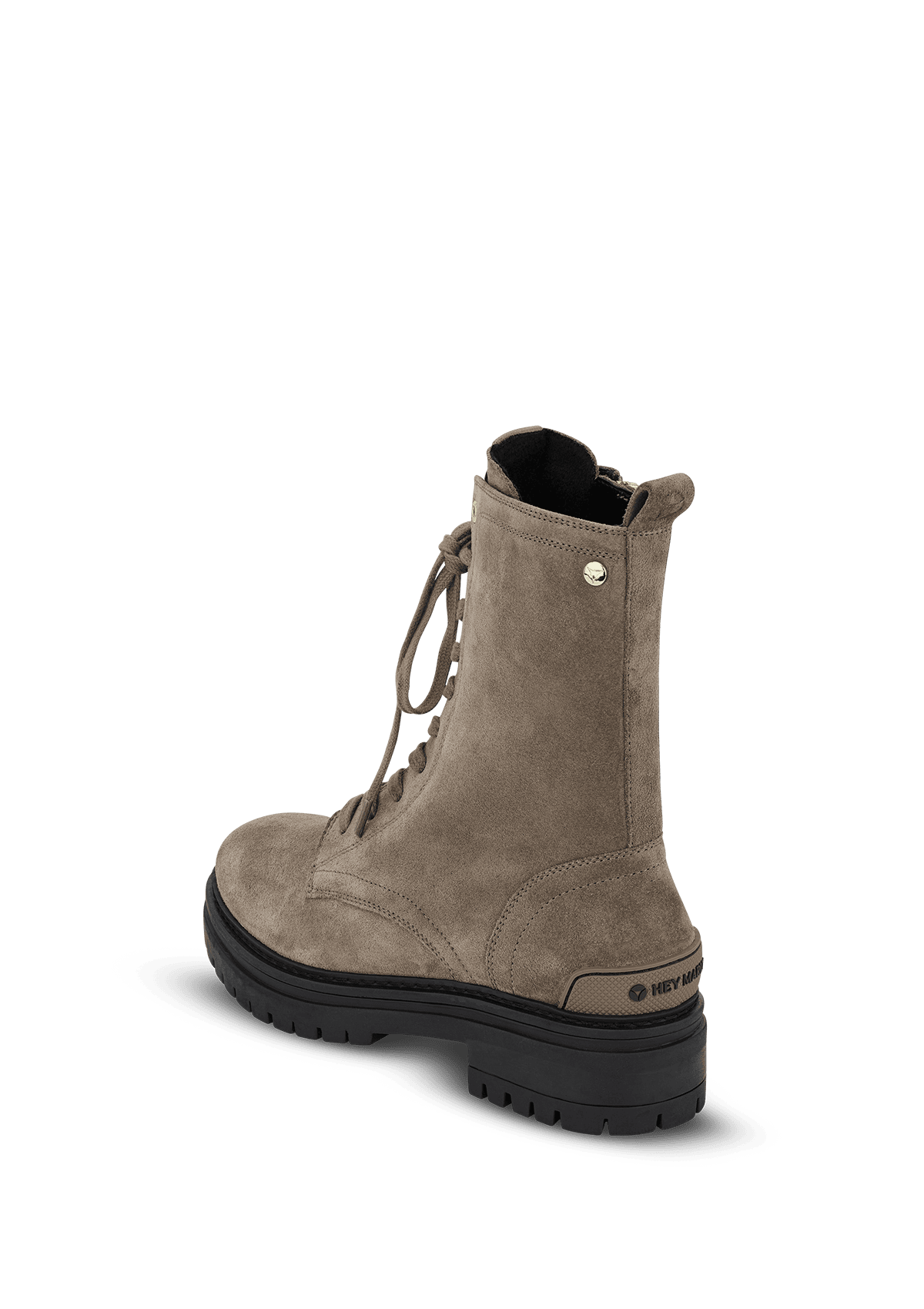 Produktabbildung auf neutralem Hintergrund des Produktes Signature Boot Suede in der Farbe Mocha