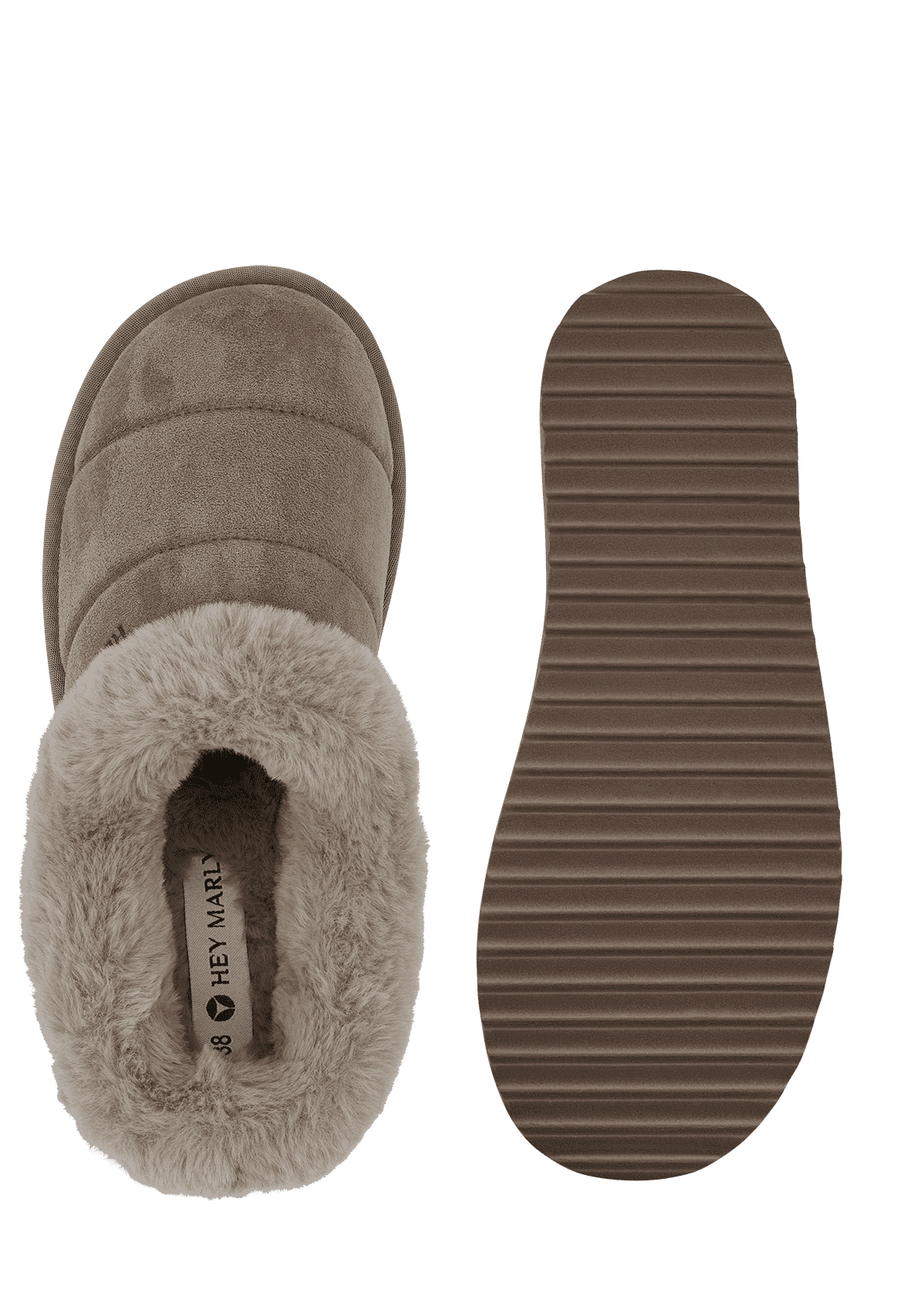 Produktabbildung auf neutralem Hintergrund des Produktes Cozy Fur in der Farbe Mocha