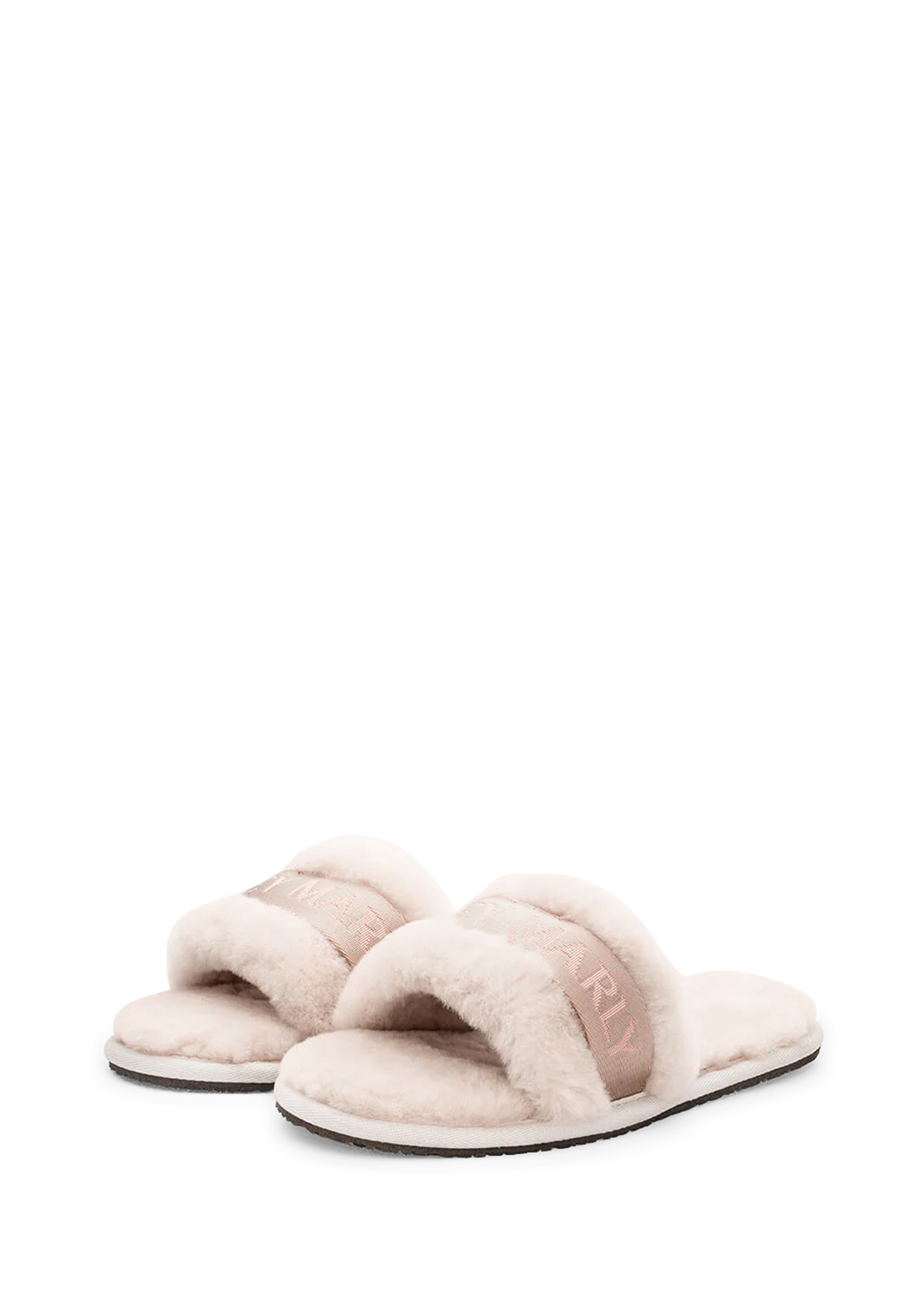 Produktabbildung auf neutralem Hintergrund des Produktes Slipper Signature in der Farbe Nude