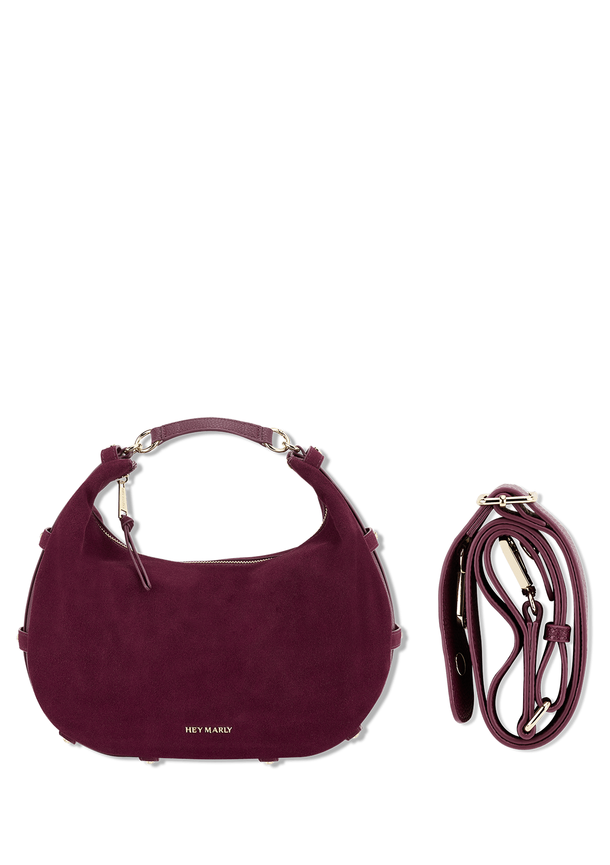 Produktabbildung auf neutralem Hintergrund des Produktes Lifetime Sister Suede M in der Farbe Berry in der Größe M