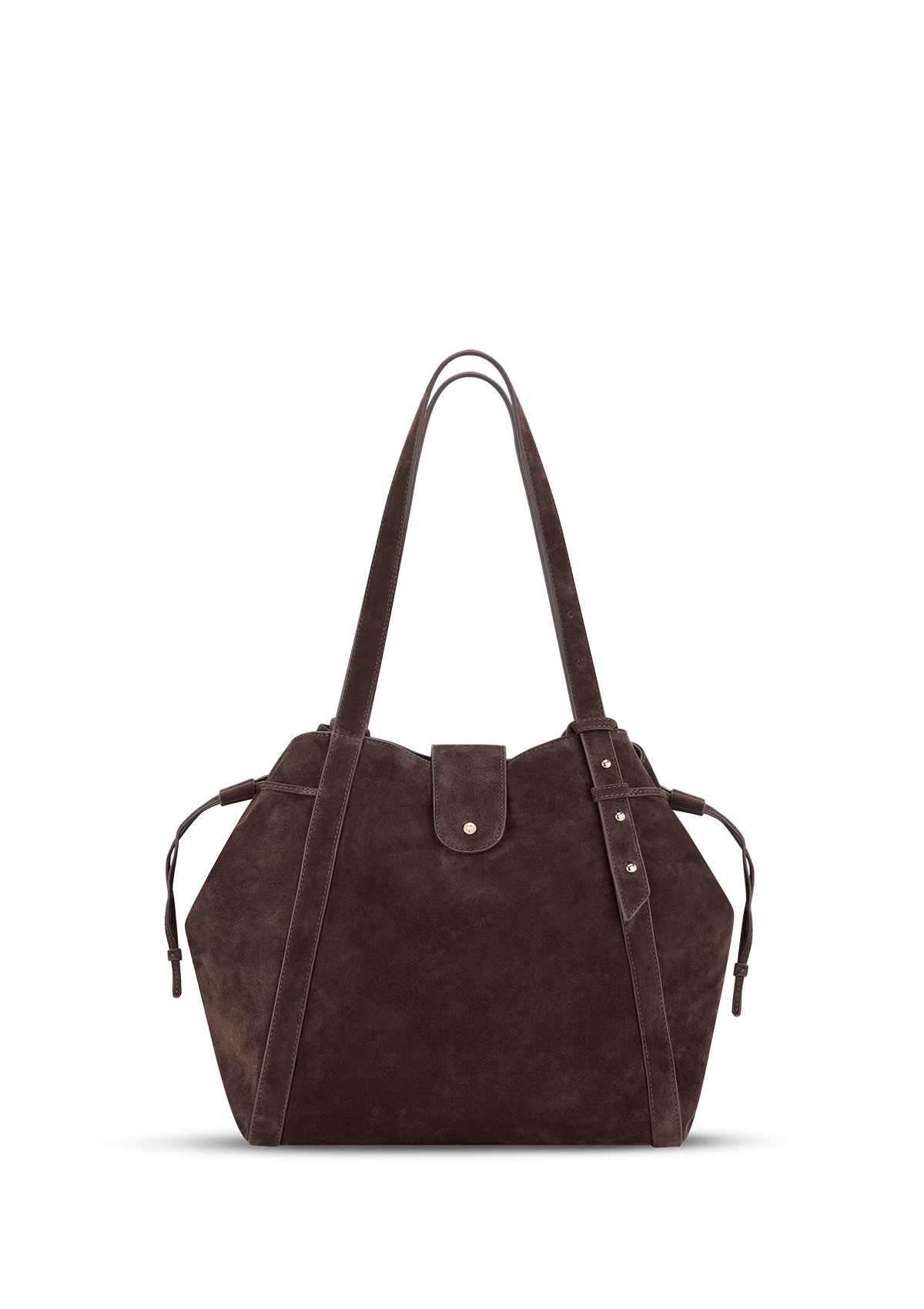 Seitenansicht auf neutralem Hintergrund des Produktes Pretty Wonder Suede M in der Farbe Coffee in der Größe M