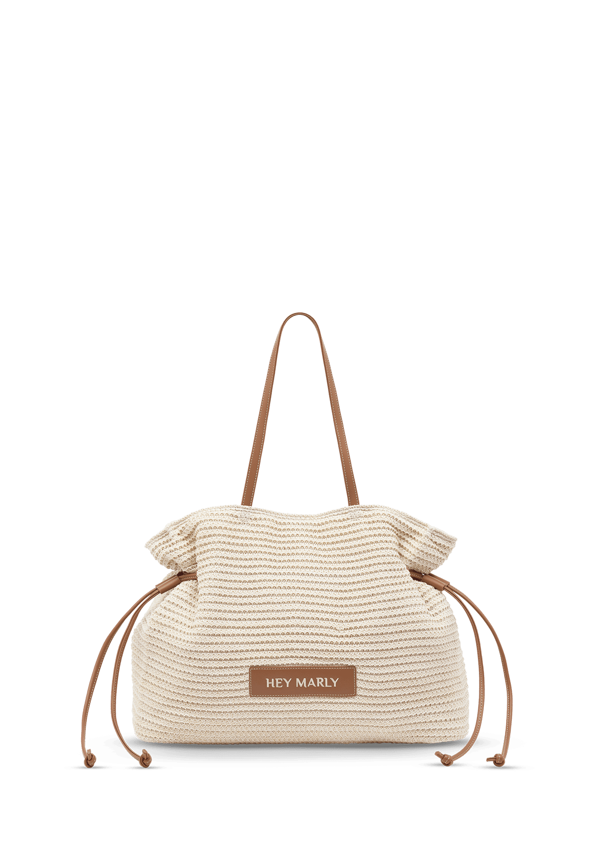 Produktabbildung auf neutralem Hintergrund des Produktes Cool Companion Straw L in der Farbe Crema-Cognac in der Größe L