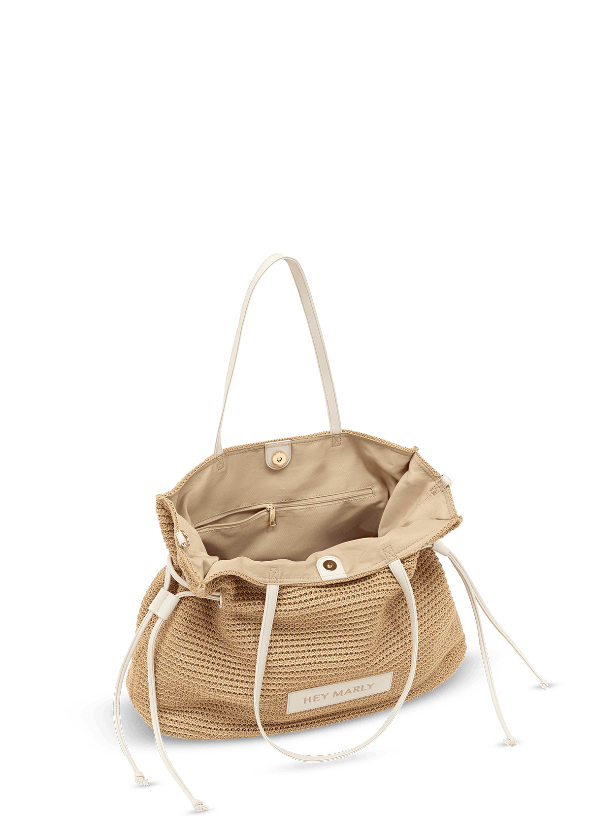 Produktabbildung auf neutralem Hintergrund des Produktes Cool Companion Straw L in der Farbe Sand-Crema in der Größe L