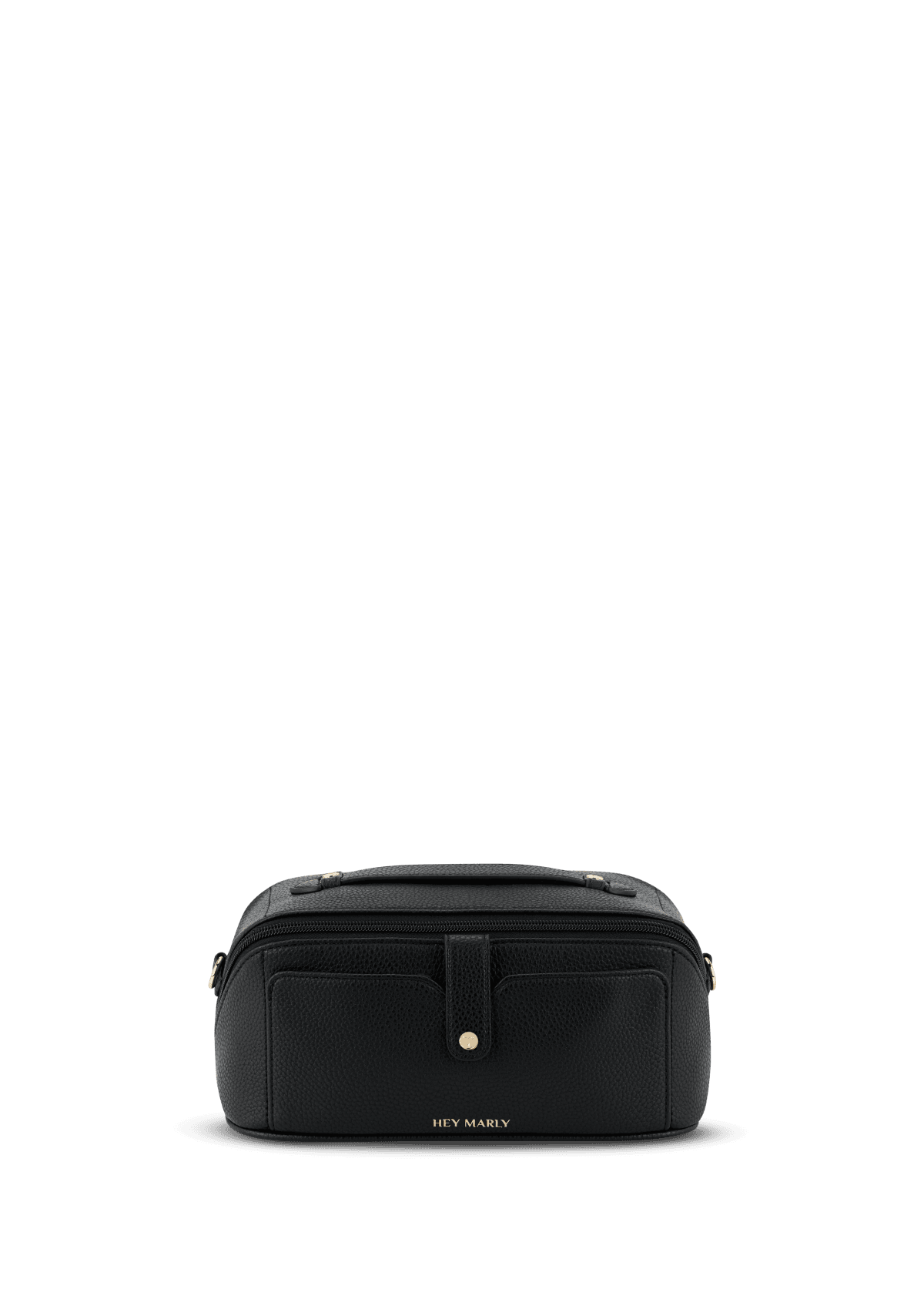 Frontalansicht auf neutralem Hintergrund des Produktes Travel Wonder in der Farbe Black