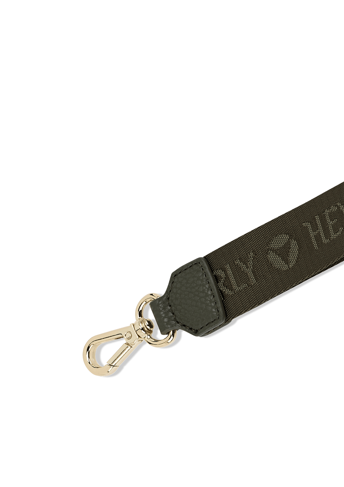 Seitenansicht auf neutralem Hintergrund des Produktes Signature Keyholder in der Farbe Forest