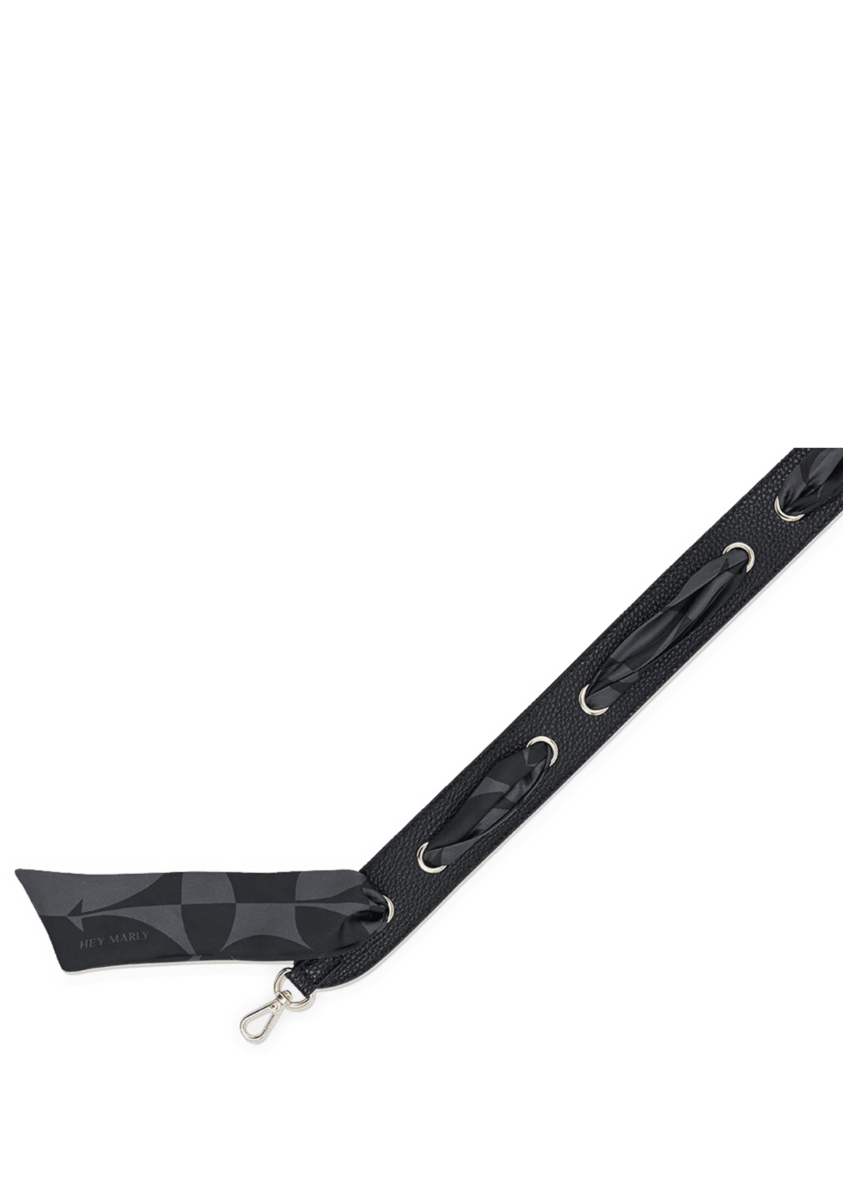 Produktabbildung auf neutralem Hintergrund des Produktes Ribbon Strap in der Farbe Black