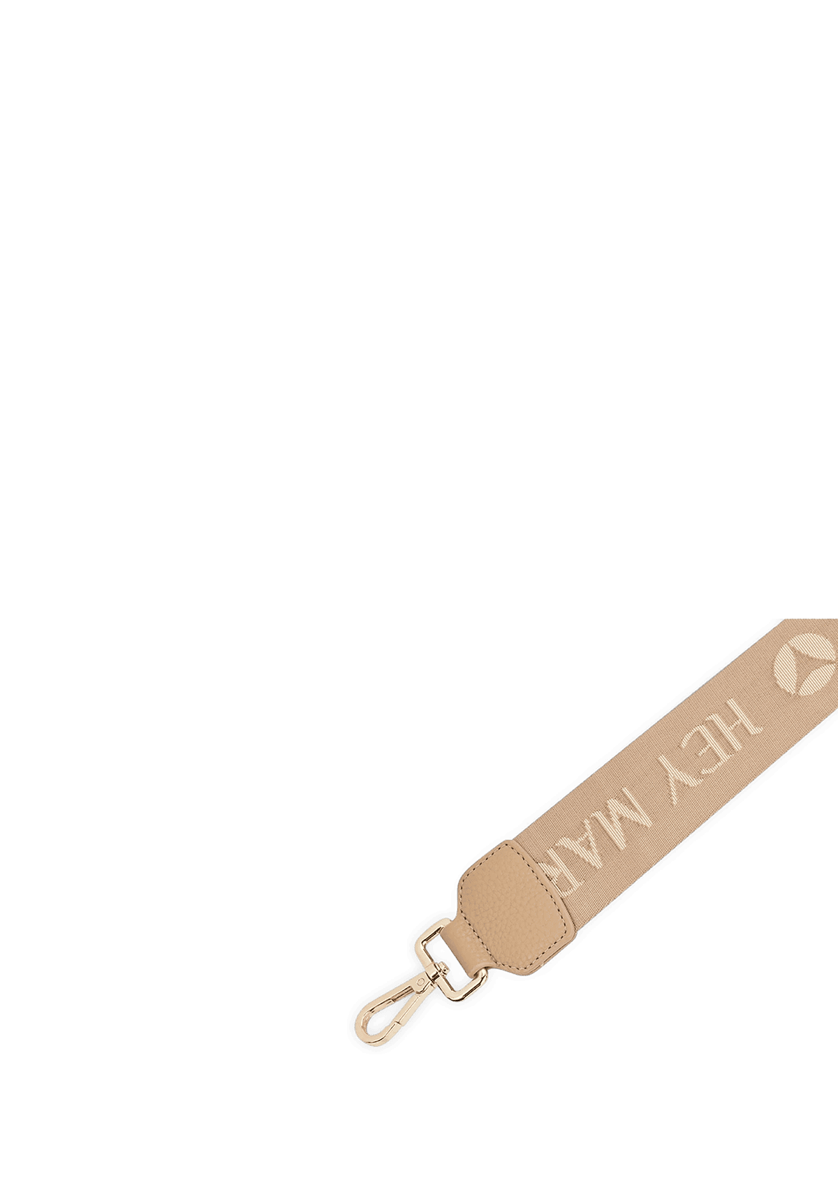 Produktabbildung auf neutralem Hintergrund des Produktes Signature Strap in der Farbe Sand