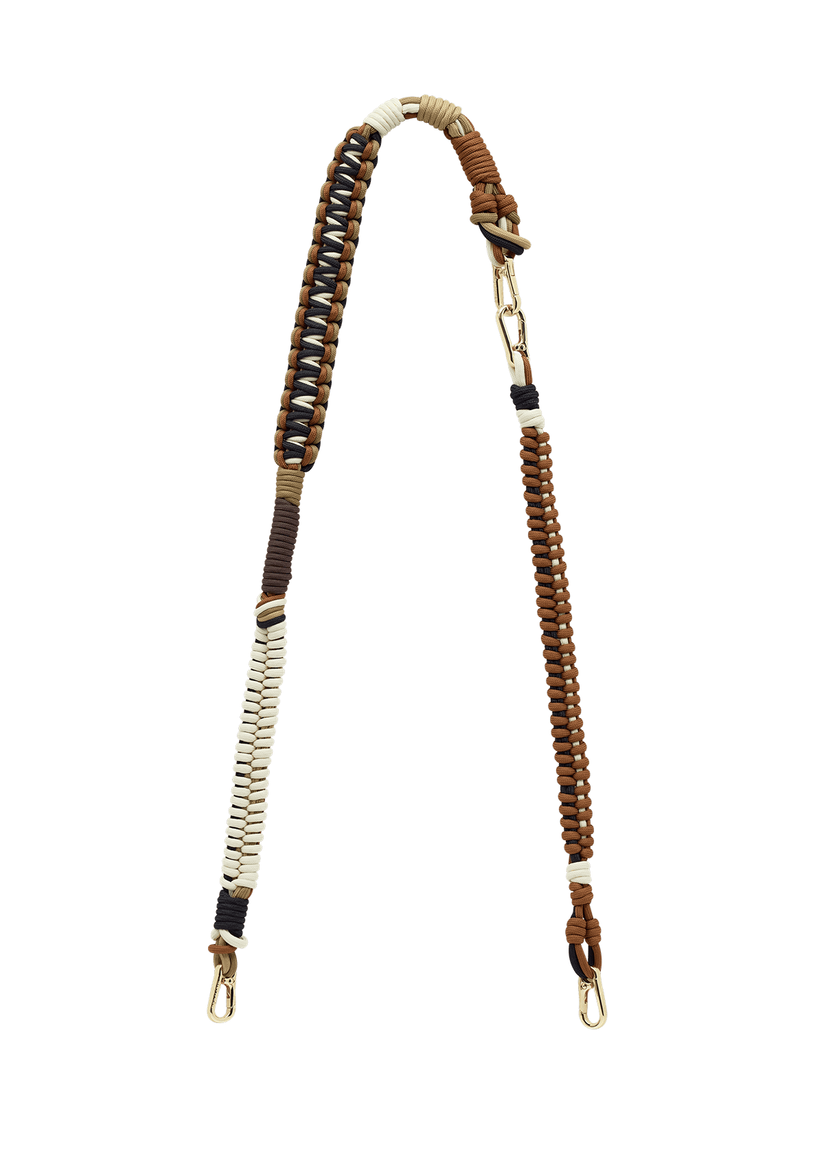 Produktabbildung auf neutralem Hintergrund des Produktes Nautic Strap in der Farbe Black-Crema