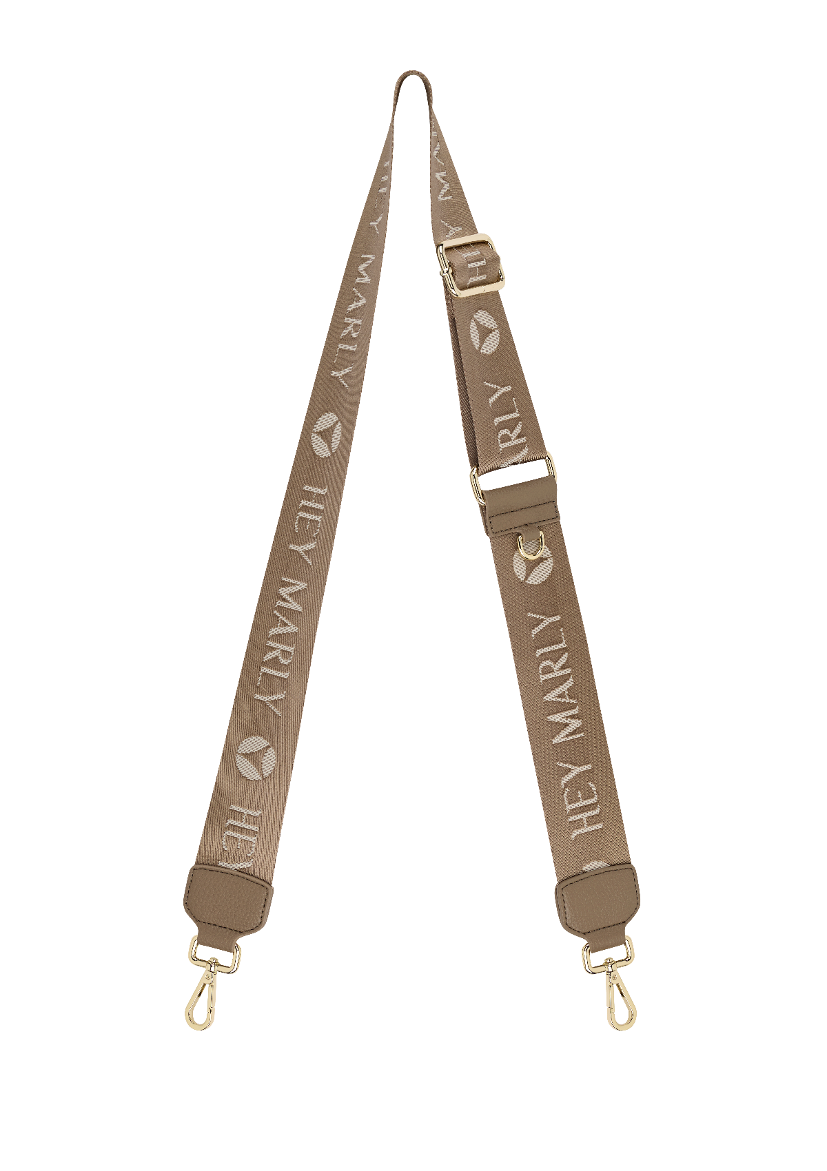 Produktabbildung auf neutralem Hintergrund des Produktes Signature Strap in der Farbe Mocha