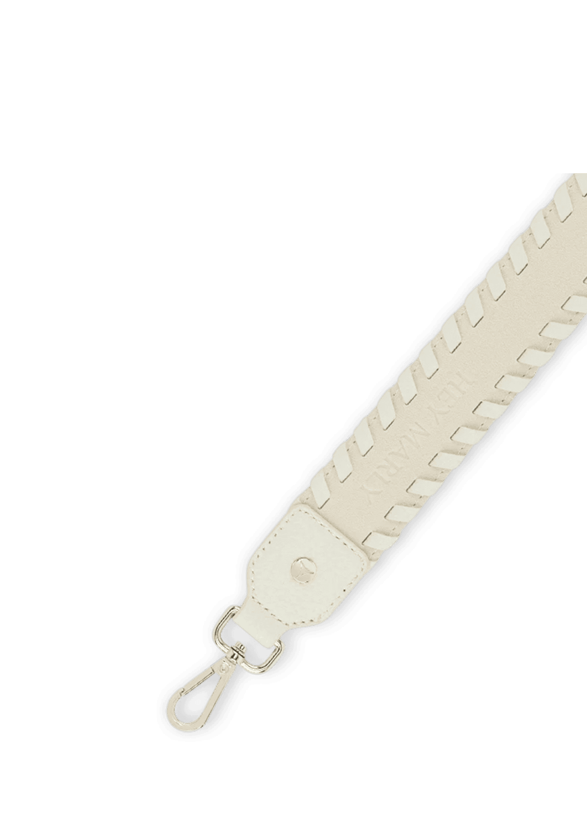 Produktabbildung auf neutralem Hintergrund des Produktes Stitching Strap in der Farbe Crema