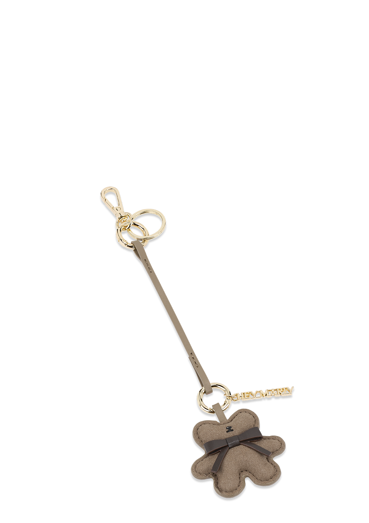 Frontalansicht auf neutralem Hintergrund des Produktes Teddy Charm in der Farbe Mocha