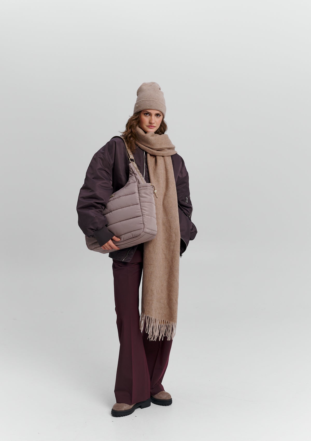 Écharpe classique - Mocha-Sable