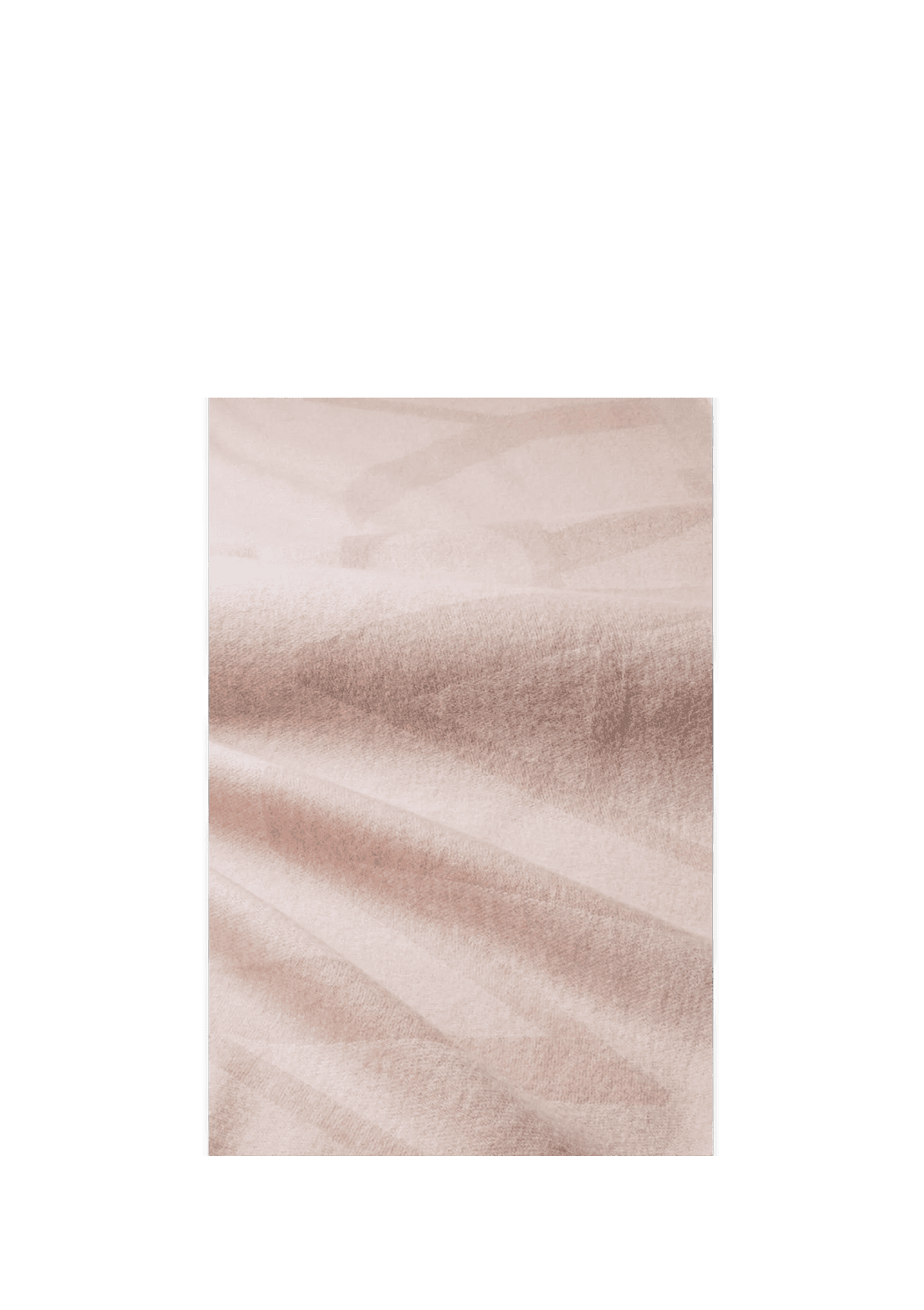 Seitenansicht auf neutralem Hintergrund des Produktes Signature Scarf in der Farbe Rose