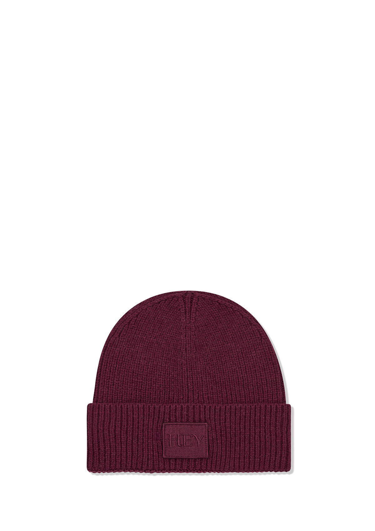 Produktabbildung auf neutralem Hintergrund des Produktes Hey Beanie in der Farbe Berry