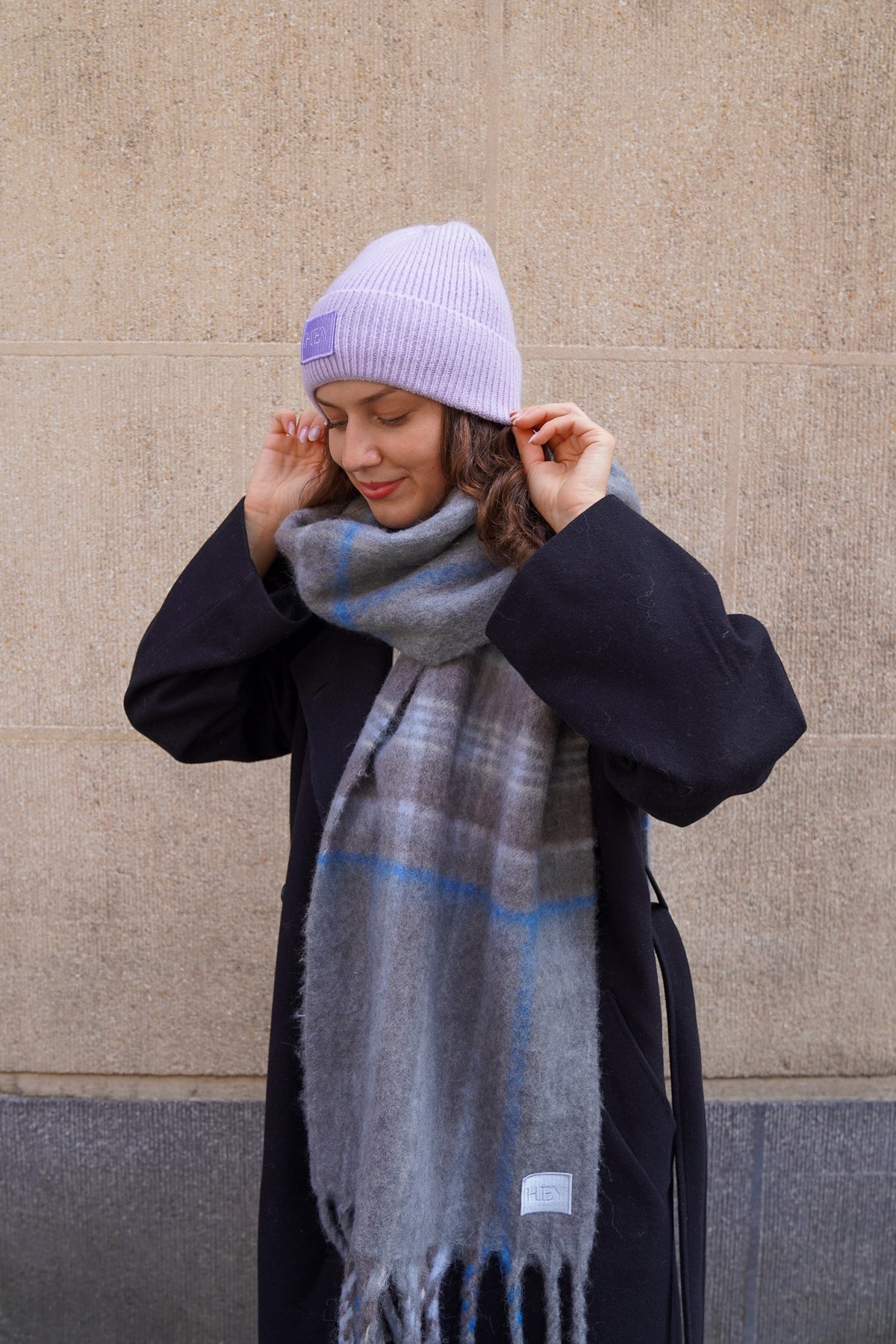 Check Set - Purple Light Gray